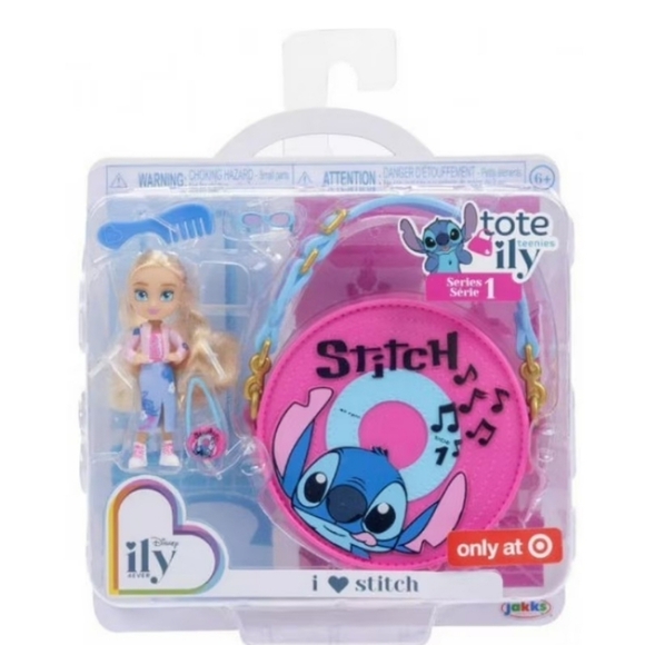 Disney ILY 4ever 2.5" Tote-ILY Stitch Inspired Doll - Pink New with Tag - Picture 1 of 1